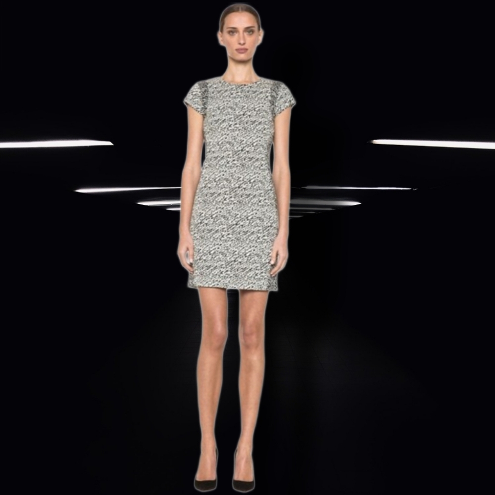 DIANE VON FURSTENBERG Pele Snake Wave Jacquard Dress - Picture 9 of 14